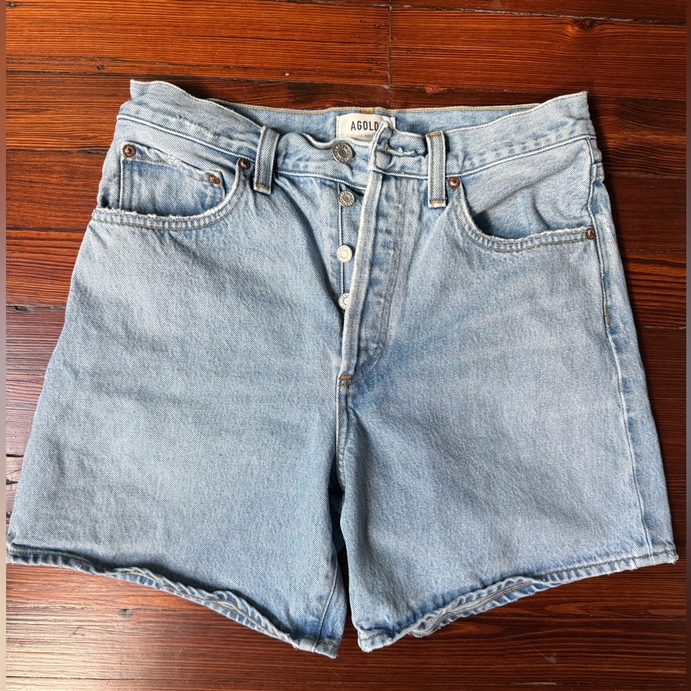 Agolde Dame Denim Shorts